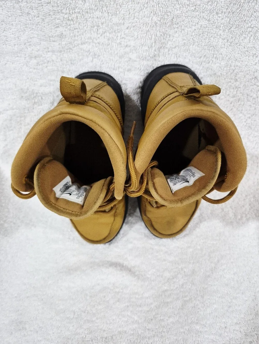 Nike Manoa LTR Boots Boys, Size 2Y, Wheat/Black, BQ5373-700